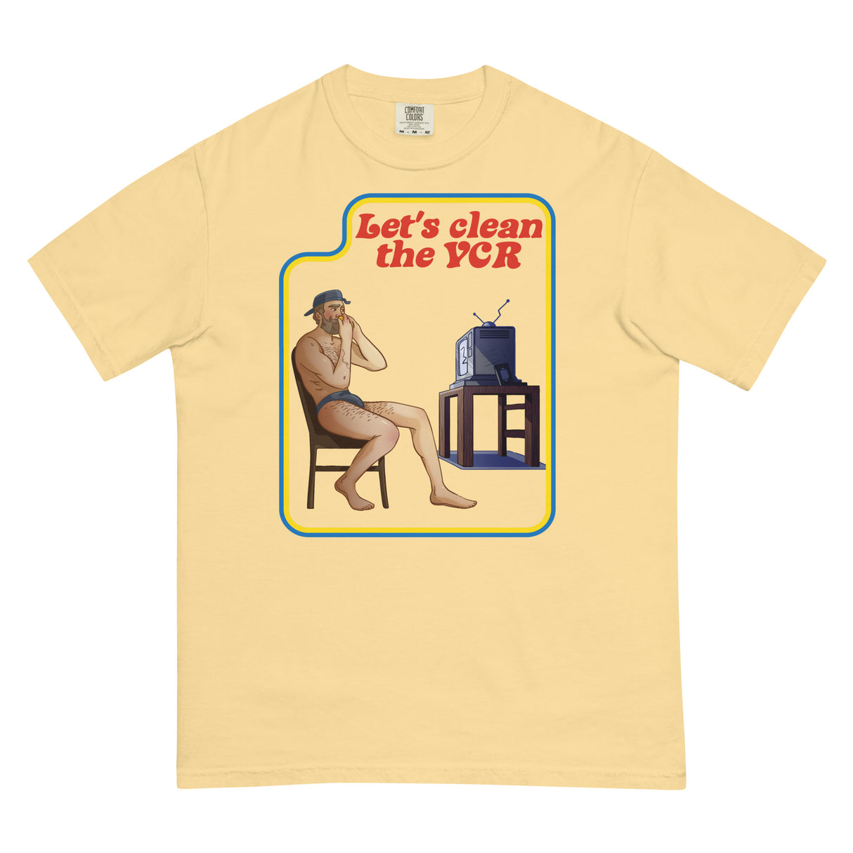 Let'S Clean The Vcr (Boxy Tee)-Boxy T-Shirt-Swish Embassy