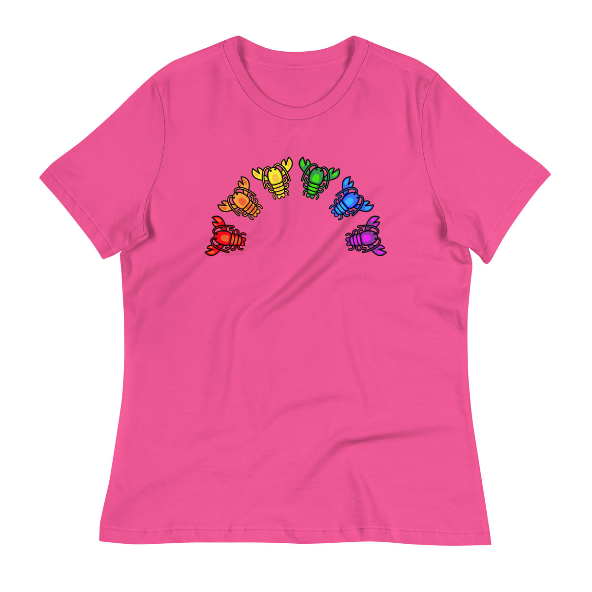 Lobster Pride (Women's Relaxed T-Shirt)-Women's T-Shirts-Swish Embassy