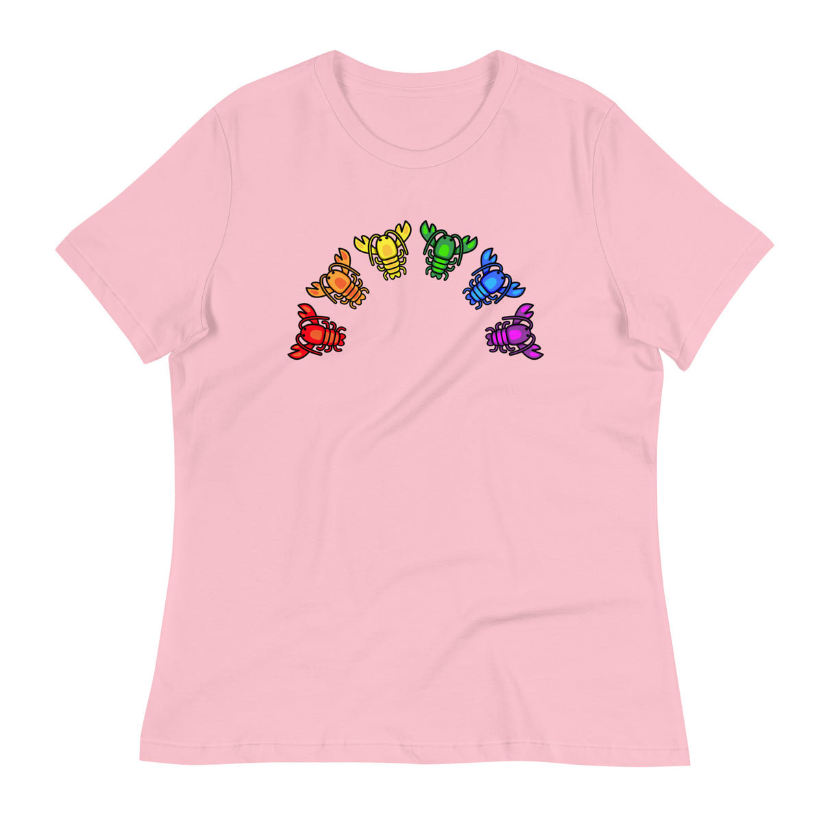 Lobster Pride (Women's Relaxed T-Shirt)-Women's T-Shirts-Swish Embassy
