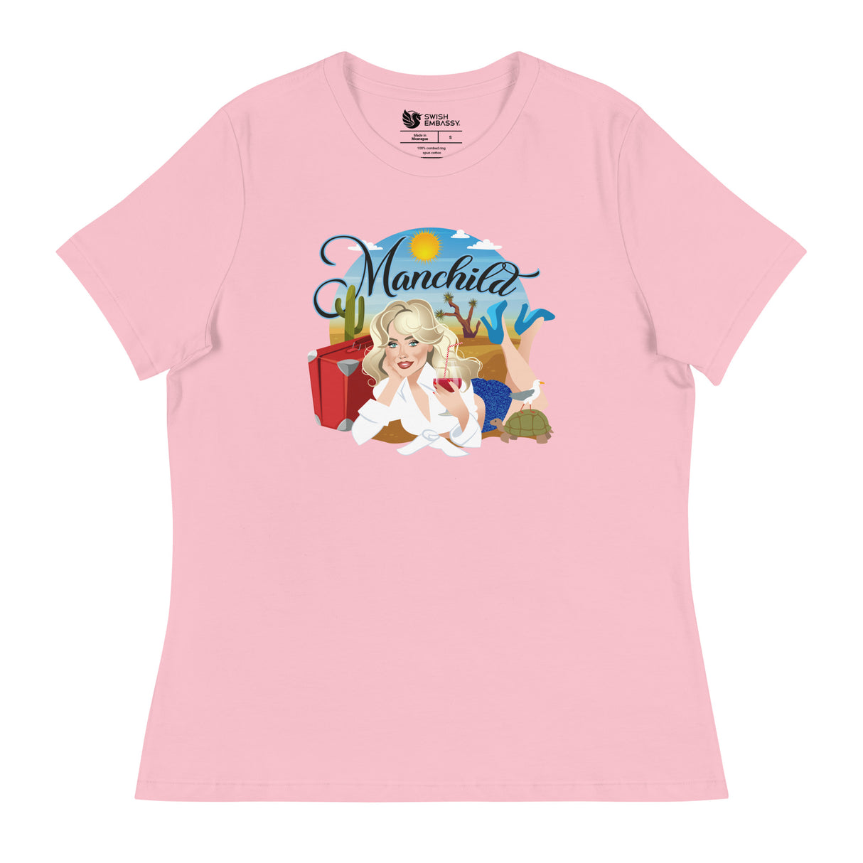 Manchild (Women's Relaxed T-Shirt)-Women's T-Shirts-Swish Embassy