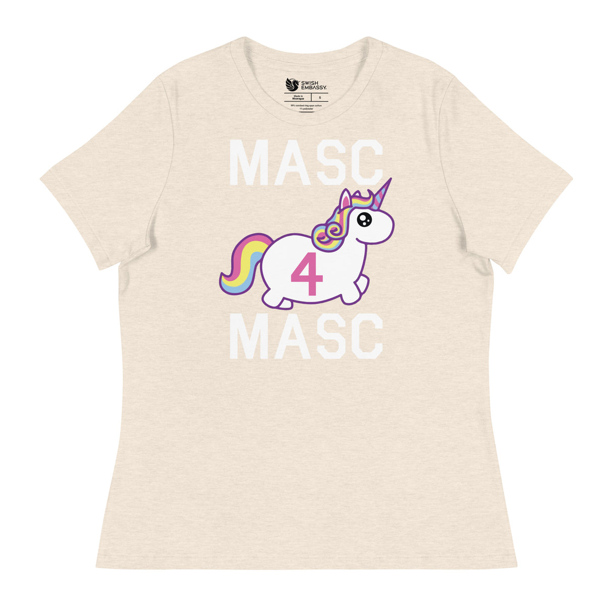 MASC4MASC (Women's Relaxed T-Shirt)-Women's T-Shirts-Swish Embassy