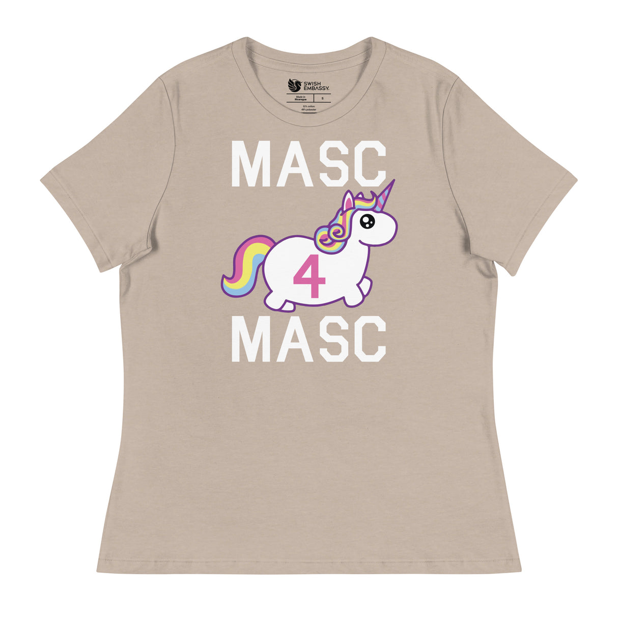 MASC4MASC (Women's Relaxed T-Shirt)-Women's T-Shirts-Swish Embassy