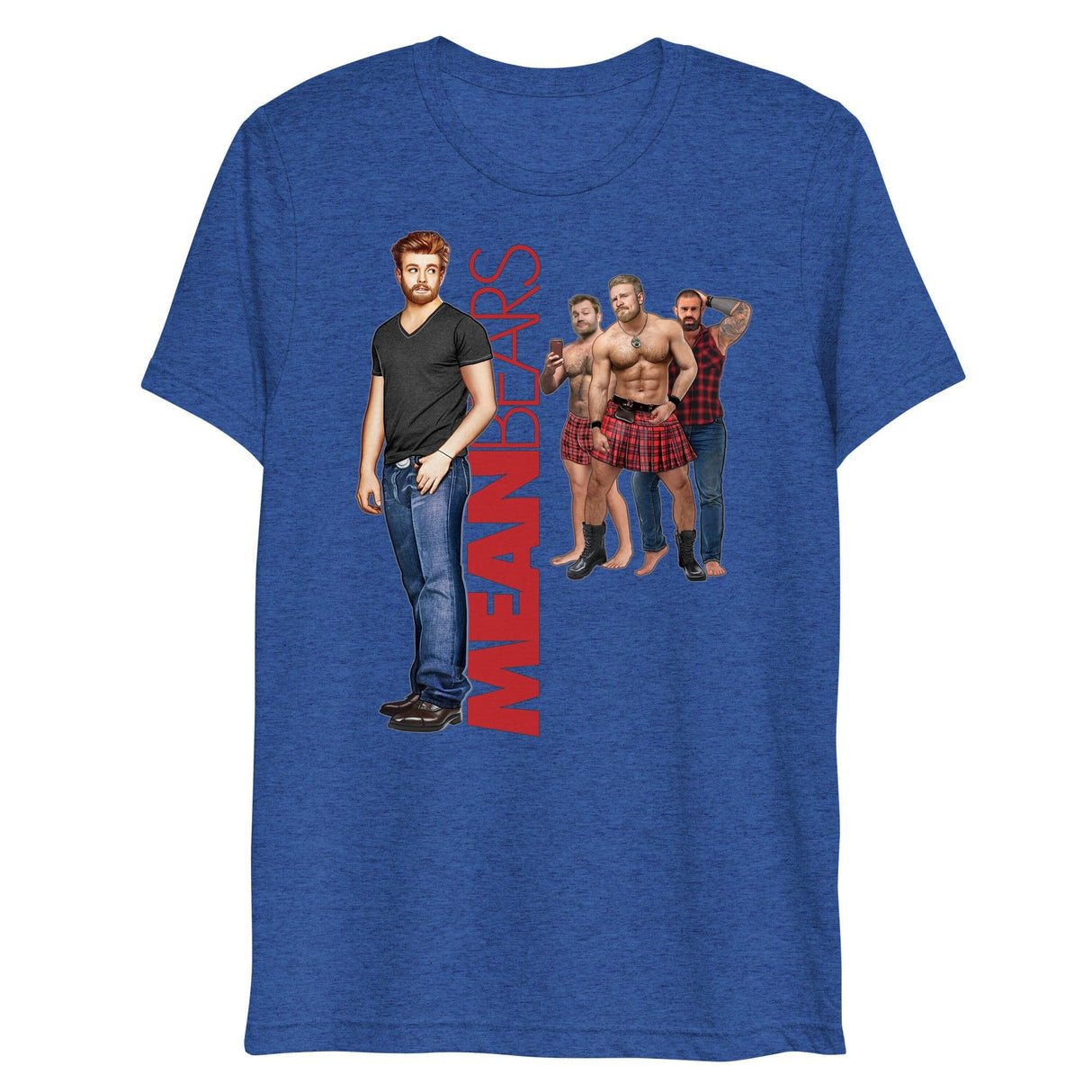 Mean Bears (Triblend)-Triblend T-Shirt-Swish Embassy