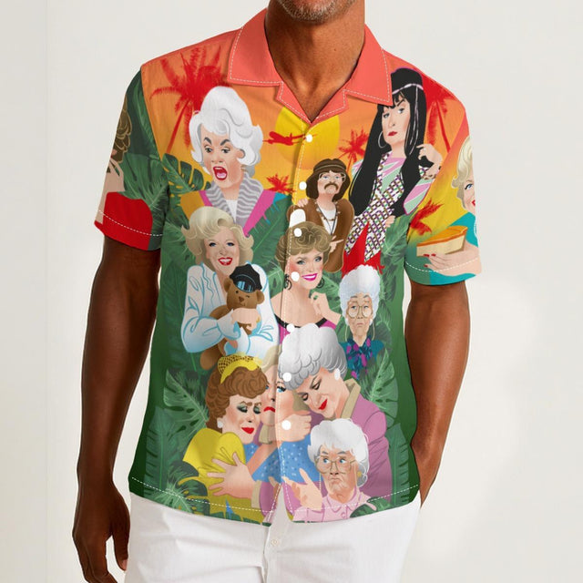 Miami is Nice (Cotton Button Shirt)-Cotton Button Shirt-Swish Embassy