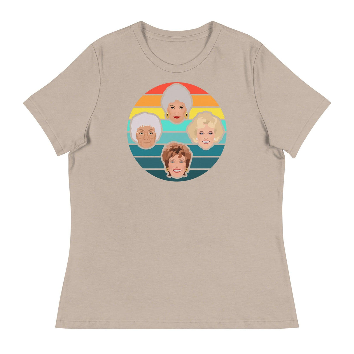 Miami Sunset (Women's Relaxed T-Shirt)-Women's T-Shirts-Swish Embassy