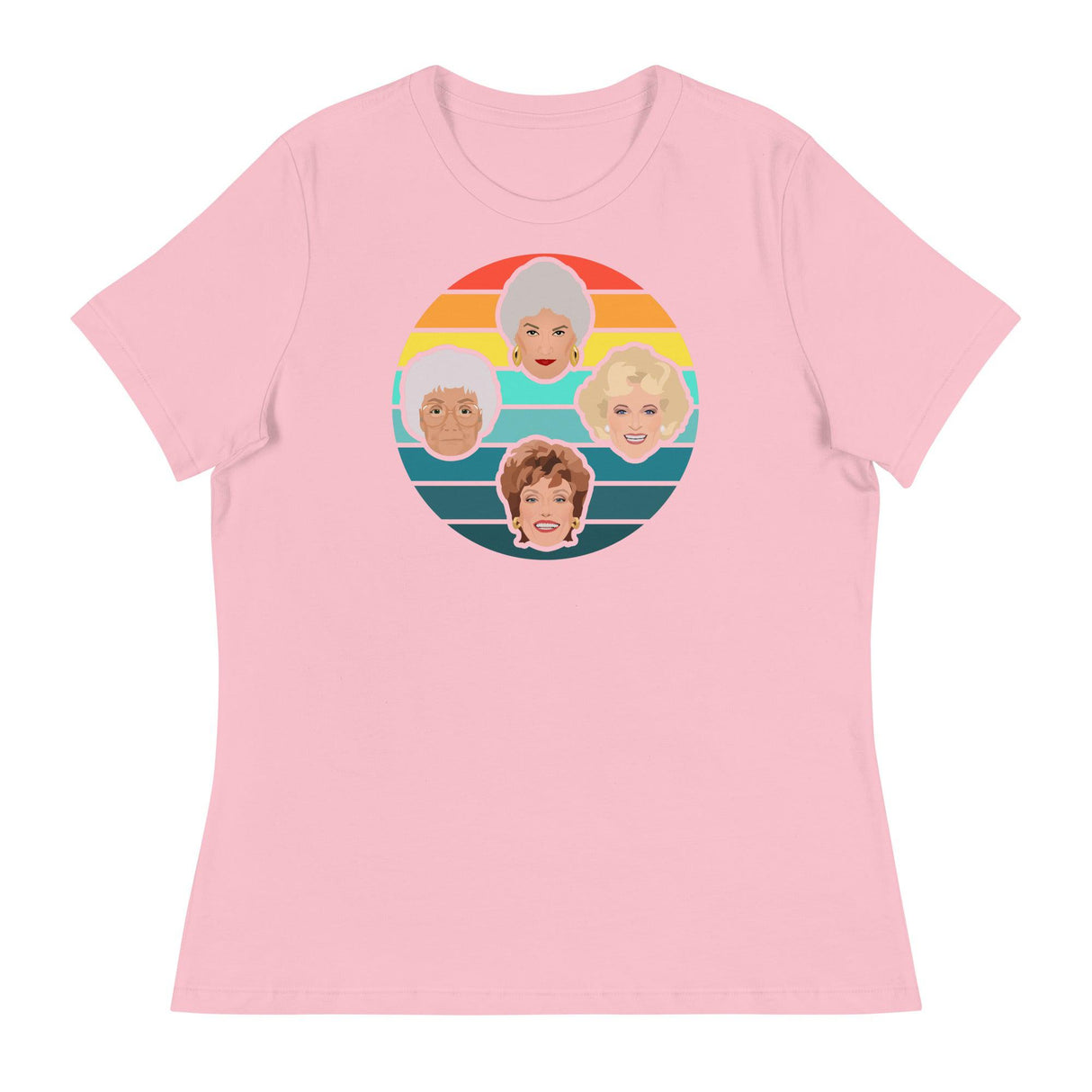 Miami Sunset (Women's Relaxed T-Shirt)-Women's T-Shirts-Swish Embassy