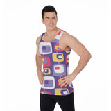 Mid-Century Purple (Allover Tank Top)-Allover Tank Top-Swish Embassy