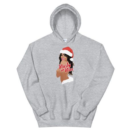 Nasty or Nice (Hoodie)-Christmas Hoodies-Swish Embassy