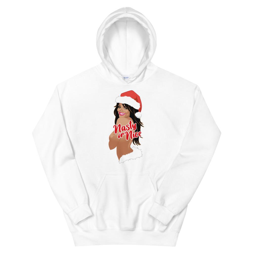 Nasty or Nice (Hoodie)-Christmas Hoodies-Swish Embassy
