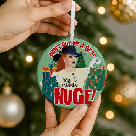 No Gift? Big Mistake (Ceramic Holiday Keepsake)-Ceramic Holiday Keepsake-Swish Embassy