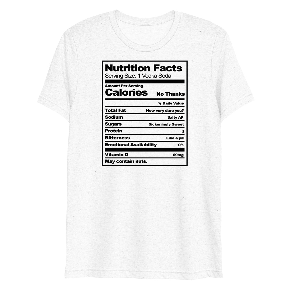 Nutritional Facts (Triblend)-Triblend T-Shirt-Swish Embassy