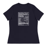 Nutritional Facts (Women's Relaxed T-Shirt)-Women's T-Shirts-Swish Embassy