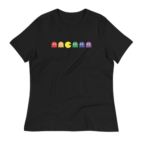 Pac Man Pride (Women's Relaxed T-Shirt)-Women's T-Shirts-Swish Embassy