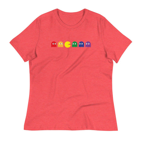 Pac Man Pride (Women's Relaxed T-Shirt)-Women's T-Shirts-Swish Embassy
