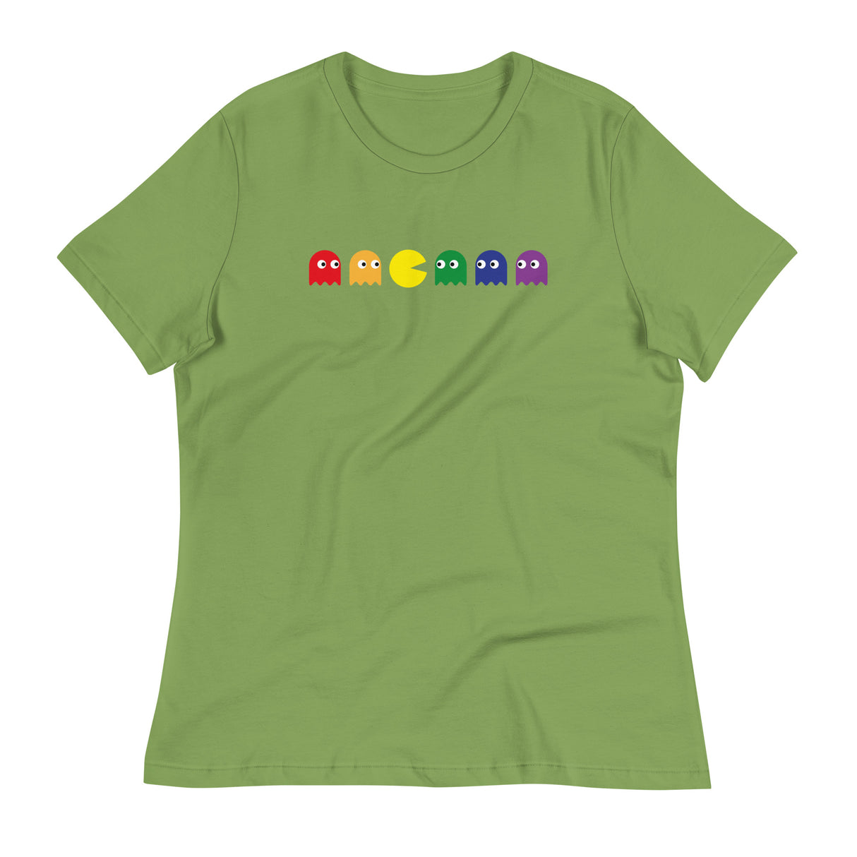 Pac Man Pride (Women's Relaxed T-Shirt)-Women's T-Shirts-Swish Embassy