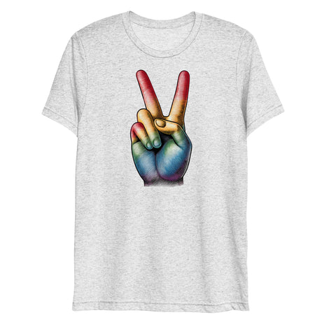 Peace and Pride (Triblend)-Triblend T-Shirt-Swish Embassy