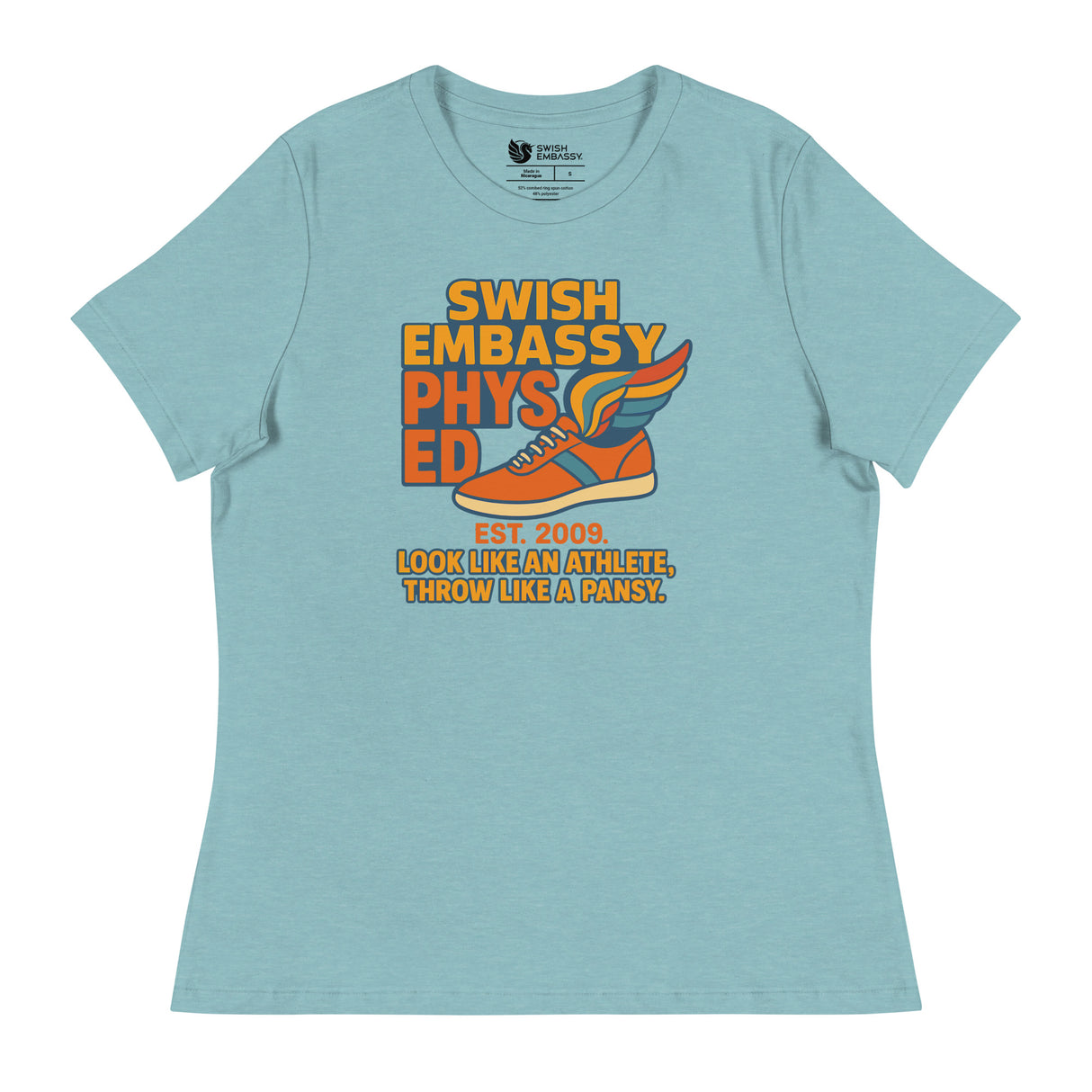 Phys Ed (Women's Relaxed T-Shirt)-Women's T-Shirts-Swish Embassy