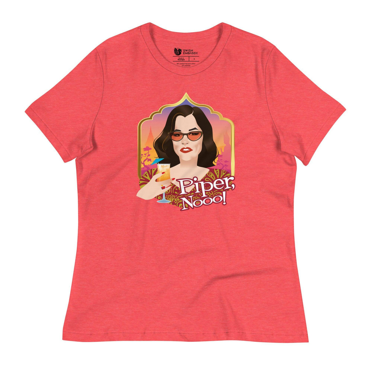 Piper, Nooo! (Women's Relaxed T-Shirt)-Women's T-Shirts-Swish Embassy