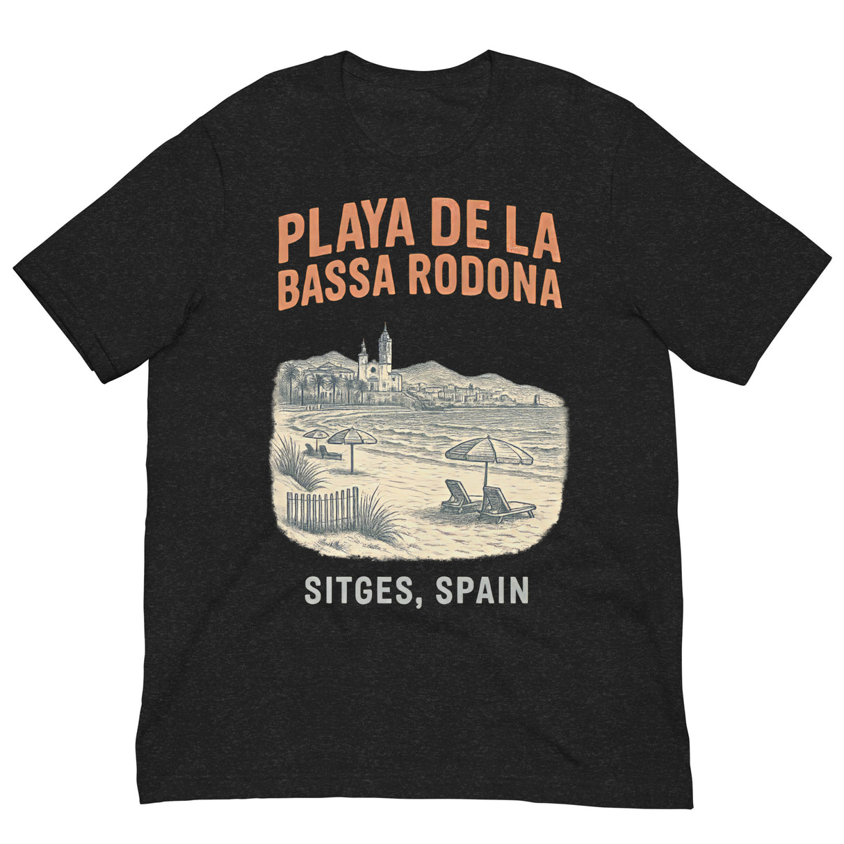 Playa de la Bassa Rodone-T-Shirts-Swish Embassy