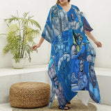 Pop Boys Blue (Kaftan)-Kaftan-Swish Embassy