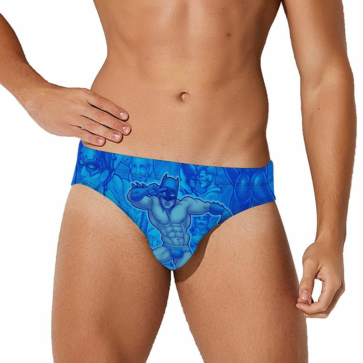 Pop Boys Blue (Swim Briefs)-Swim Briefs-Swish Embassy