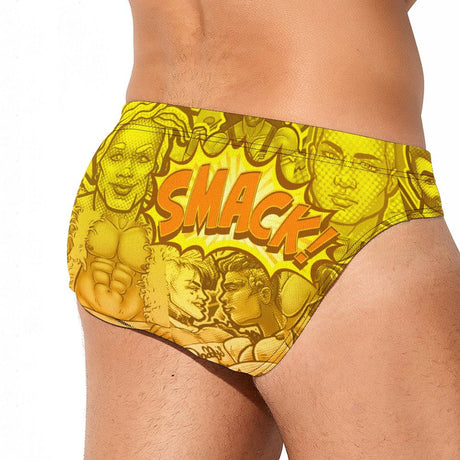 Pop Boys Gold (Swim Briefs)-Swim Briefs-Swish Embassy