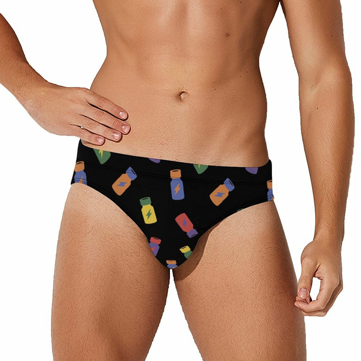 Pop-Pers Art (Swim Briefs)-Swim Briefs-Swish Embassy