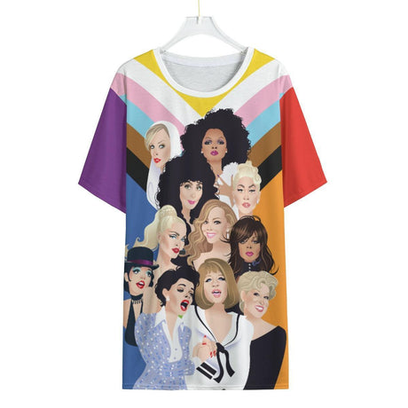 Pride Divas (Allover T-Shirt)-Allover T-Shirt-Swish Embassy