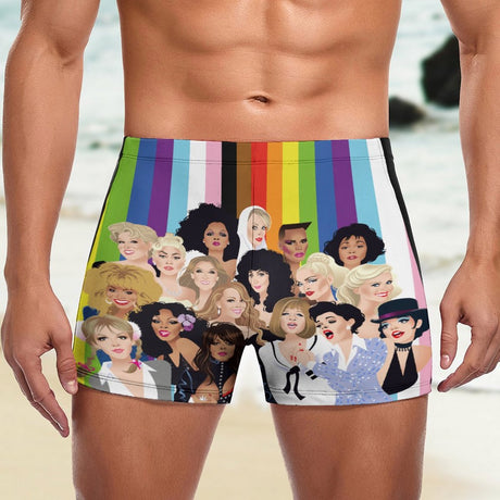 Pride Divas (Square Cut Trunks)-Square Cut Trunks-Swish Embassy