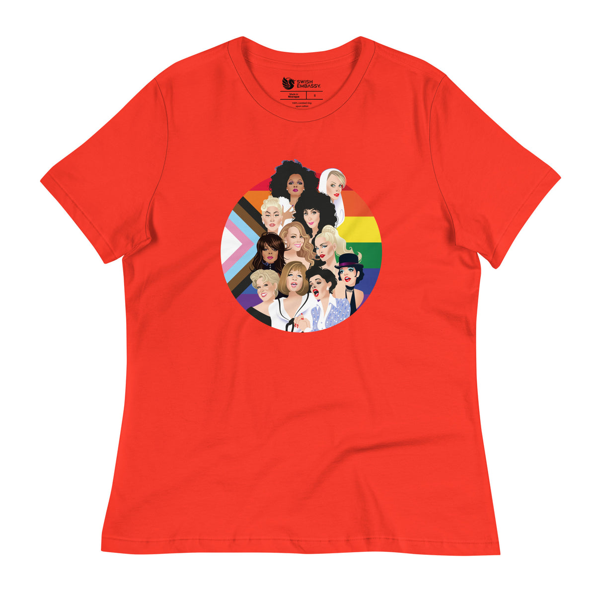 Pride Divas (Women's Relaxed T-Shirt)-Women's T-Shirts-Swish Embassy