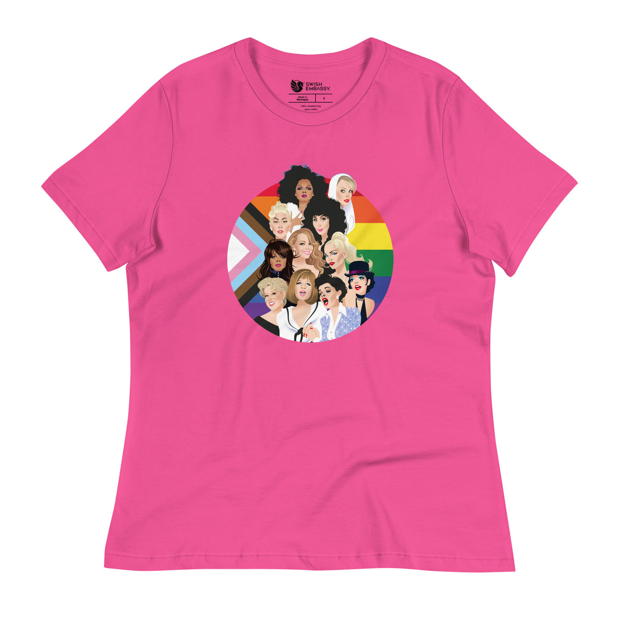 Pride Divas (Women's Relaxed T-Shirt)-Women's T-Shirts-Swish Embassy