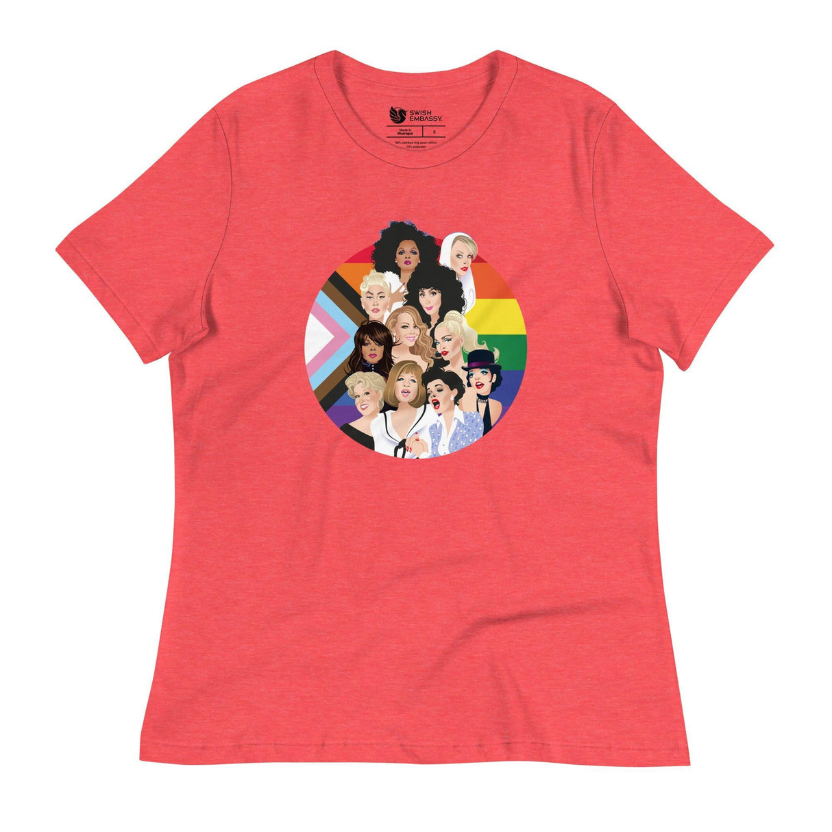 Pride Divas (Women's Relaxed T-Shirt)-Women's T-Shirts-Swish Embassy