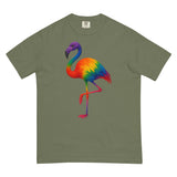 Pride Flamingo (Boxy Tee)-Boxy T-Shirt-Swish Embassy