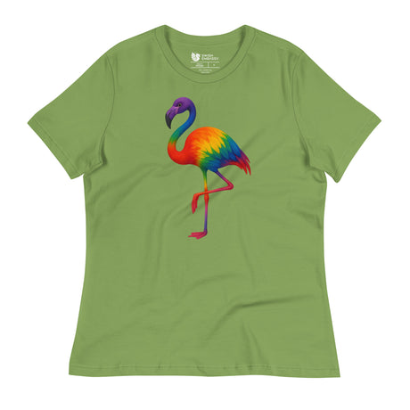 Pride Flamingo (Women's Relaxed T-Shirt)-Women's T-Shirts-Swish Embassy