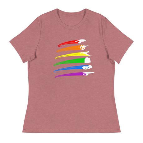Pride Fleet (Women's Relaxed T-Shirt)-Women's T-Shirts-Swish Embassy
