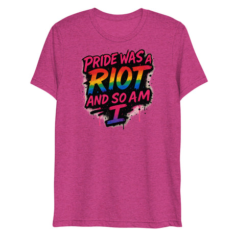 Pride Was a Riot (Triblend)-Triblend T-Shirt-Swish Embassy