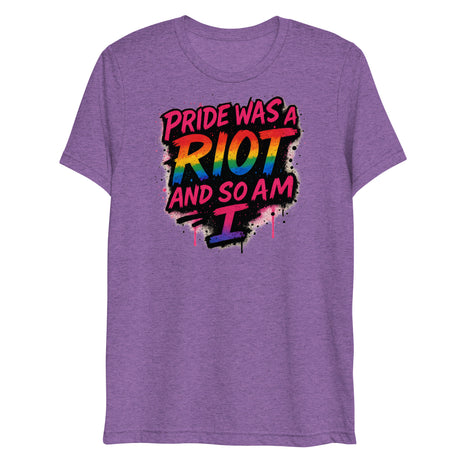 Pride Was a Riot (Triblend)-Triblend T-Shirt-Swish Embassy