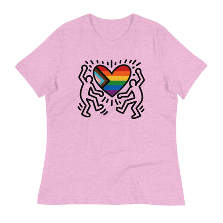 Progress Pride Figures (Women's Relaxed T-Shirt)-Women's T-Shirts-Swish Embassy