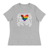 Progress Pride Figures (Women's Relaxed T-Shirt)-Women's T-Shirts-Swish Embassy