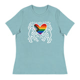 Progress Pride Figures (Women's Relaxed T-Shirt)-Women's T-Shirts-Swish Embassy