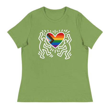 Progress Pride Figures (Women's Relaxed T-Shirt)-Women's T-Shirts-Swish Embassy