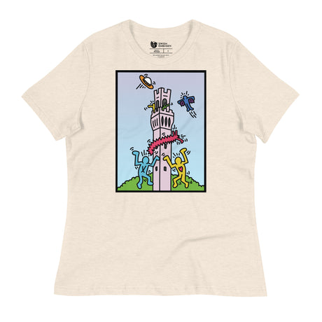 PTown Monument (Women's Relaxed T-Shirt)-Women's T-Shirts-Swish Embassy