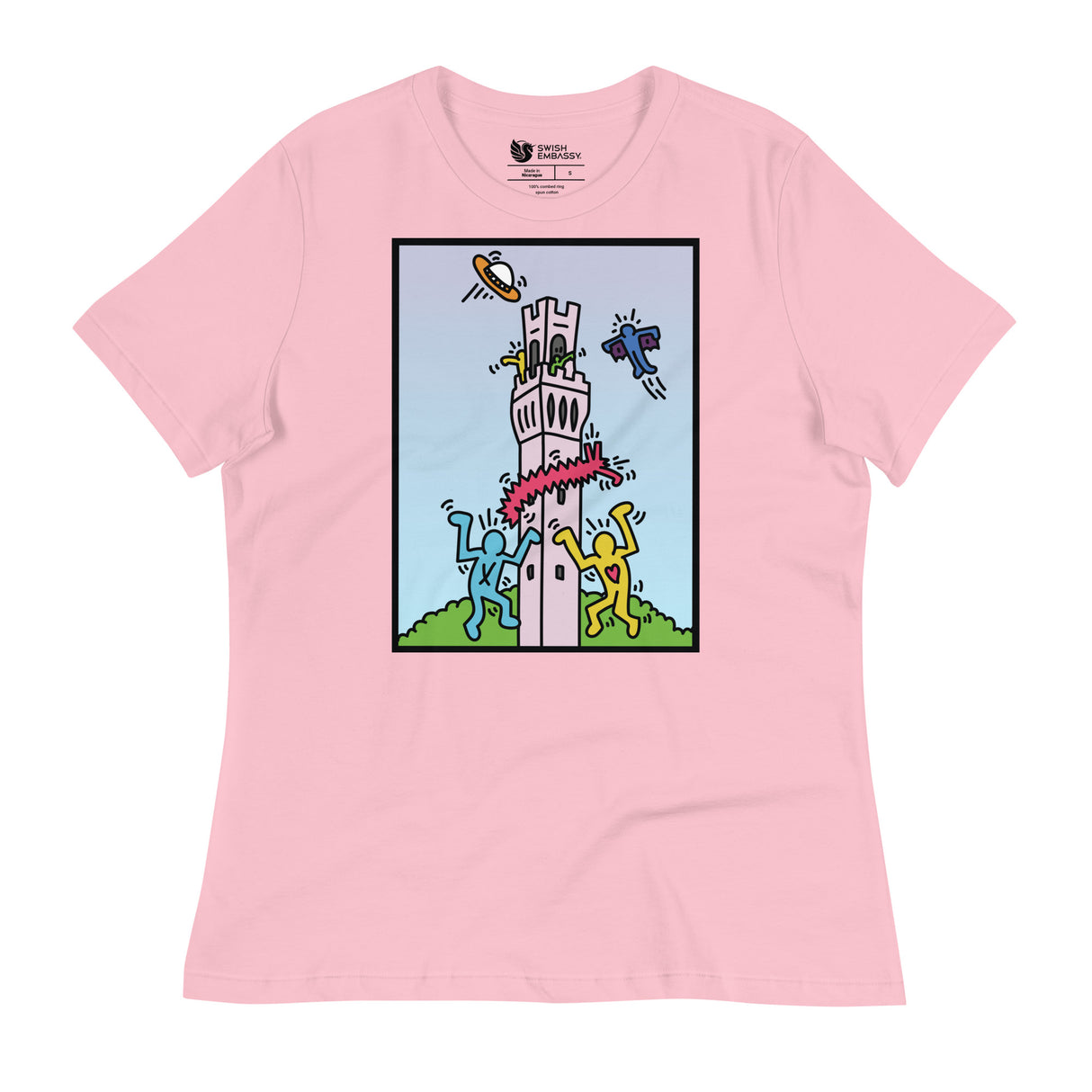 PTown Monument (Women's Relaxed T-Shirt)-Women's T-Shirts-Swish Embassy