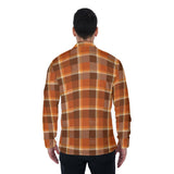 Pumpkin Spice (Long Sleeve Button Shirt)-Long Sleeve Button Shirts-Swish Embassy