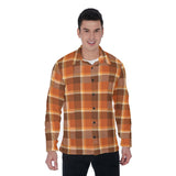 Pumpkin Spice (Long Sleeve Button Shirt)-Long Sleeve Button Shirts-Swish Embassy