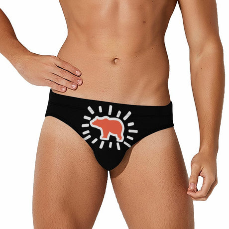 Radiant Bear (Swim Briefs)-Swim Briefs-Swish Embassy