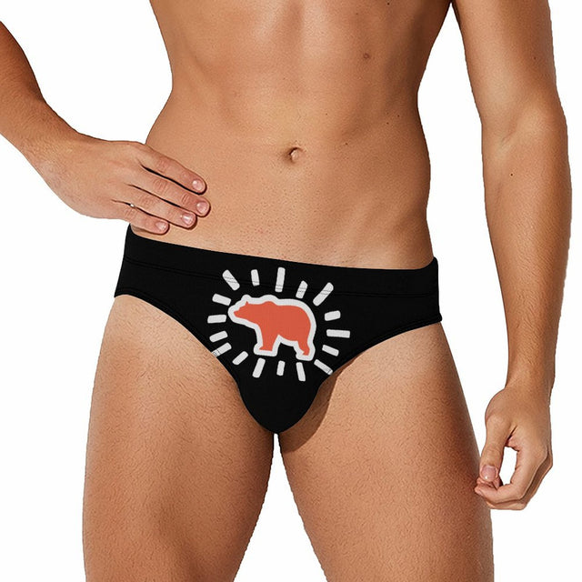 Radiant Bear (Swim Briefs)-Swim Briefs-Swish Embassy