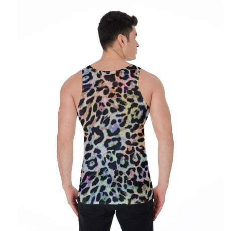 Rainbow Leopard (Allover Tank Top)-Allover Tank Top-Swish Embassy