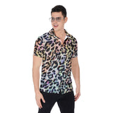 Rainbow Leopard (Button Shirt)-Button Shirt-Swish Embassy
