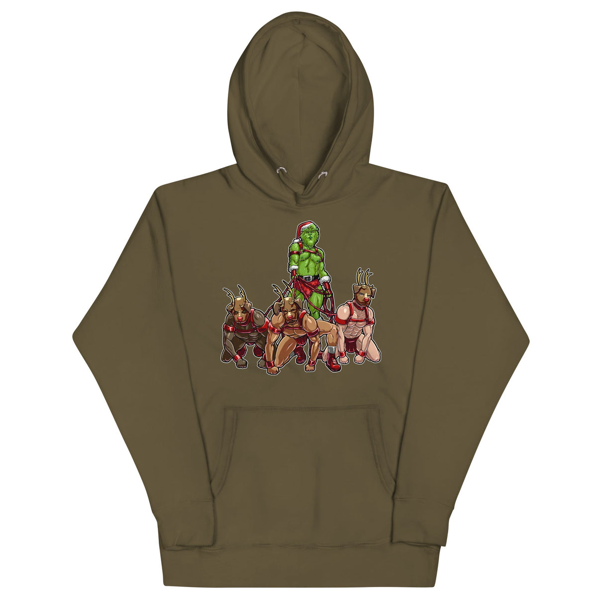 Reindeer Gains (Hoodie)-Christmas Hoodies-Swish Embassy